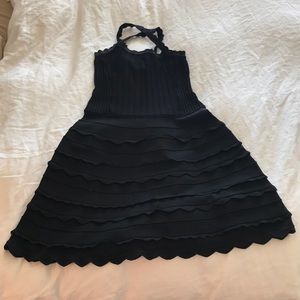 Black textured Nanette Lepore dress